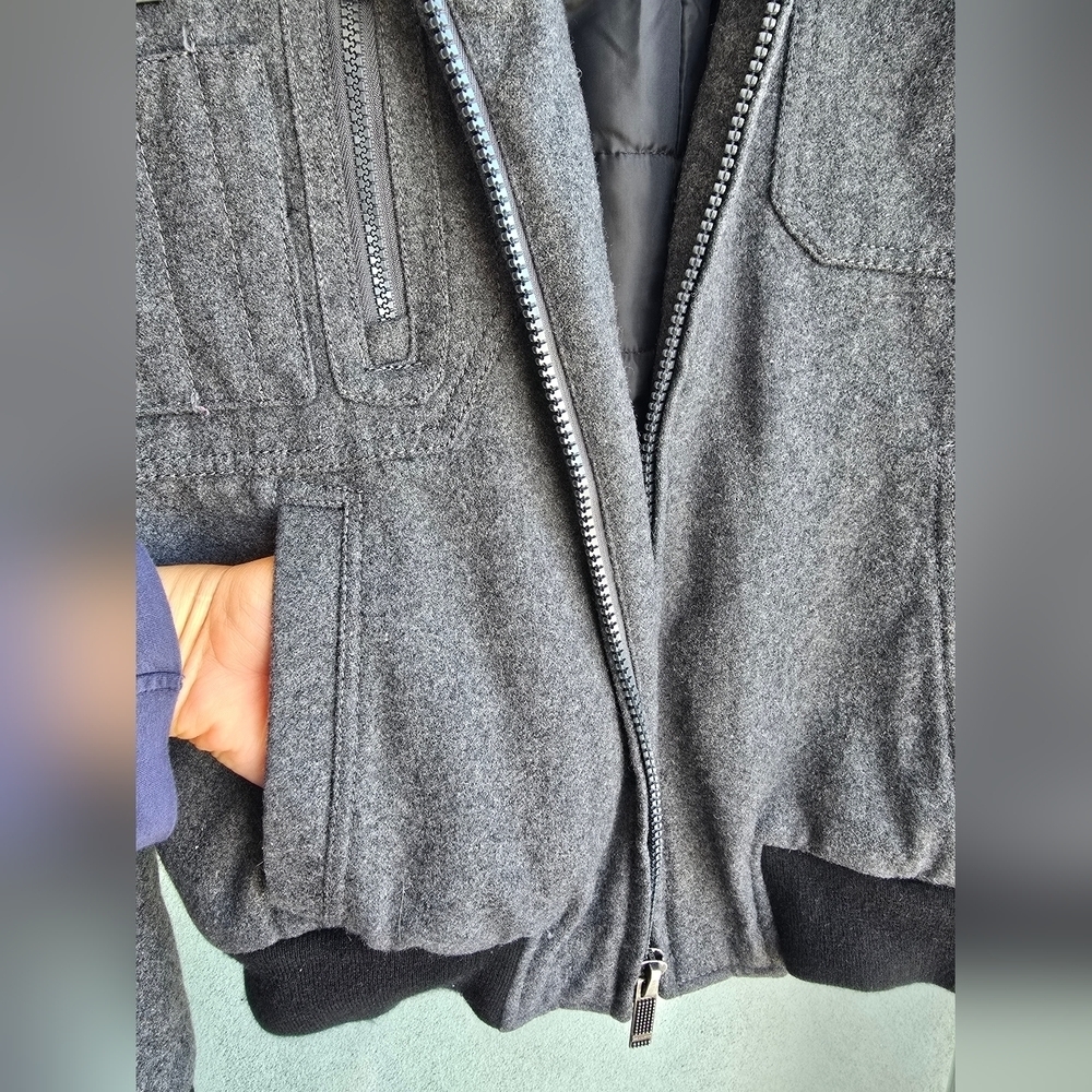 Sean John Charcoal Bomber Jacket - Picture 4 of 16